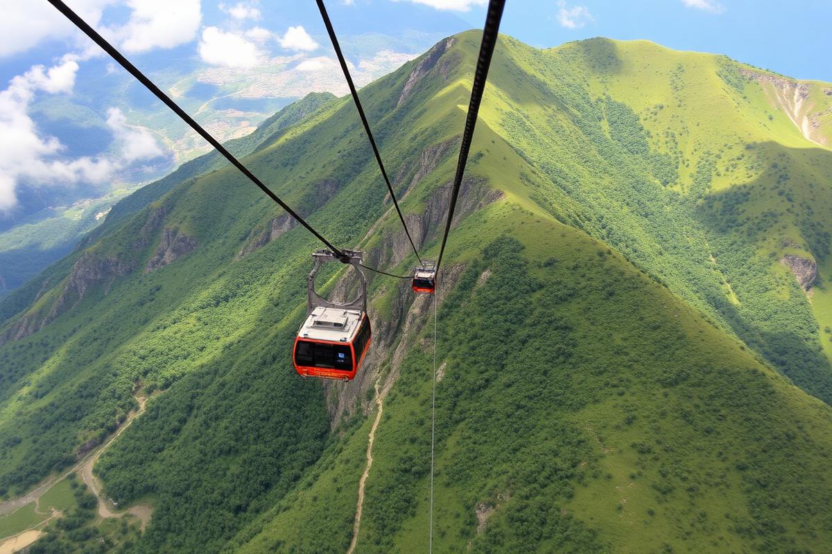 Cable Car Ride in Manakamana Nepal