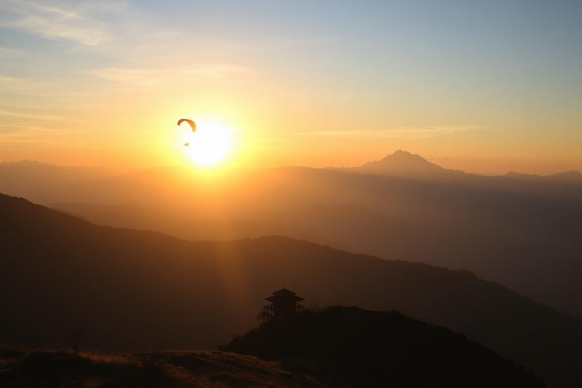 Sunrise over Annapurna from Sarangkot